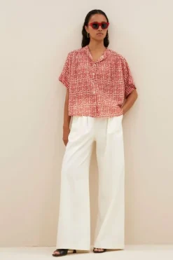 By bar Blouses*alex love blouse | love print