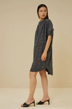 By bar Jurken*amber paper dress | paper print