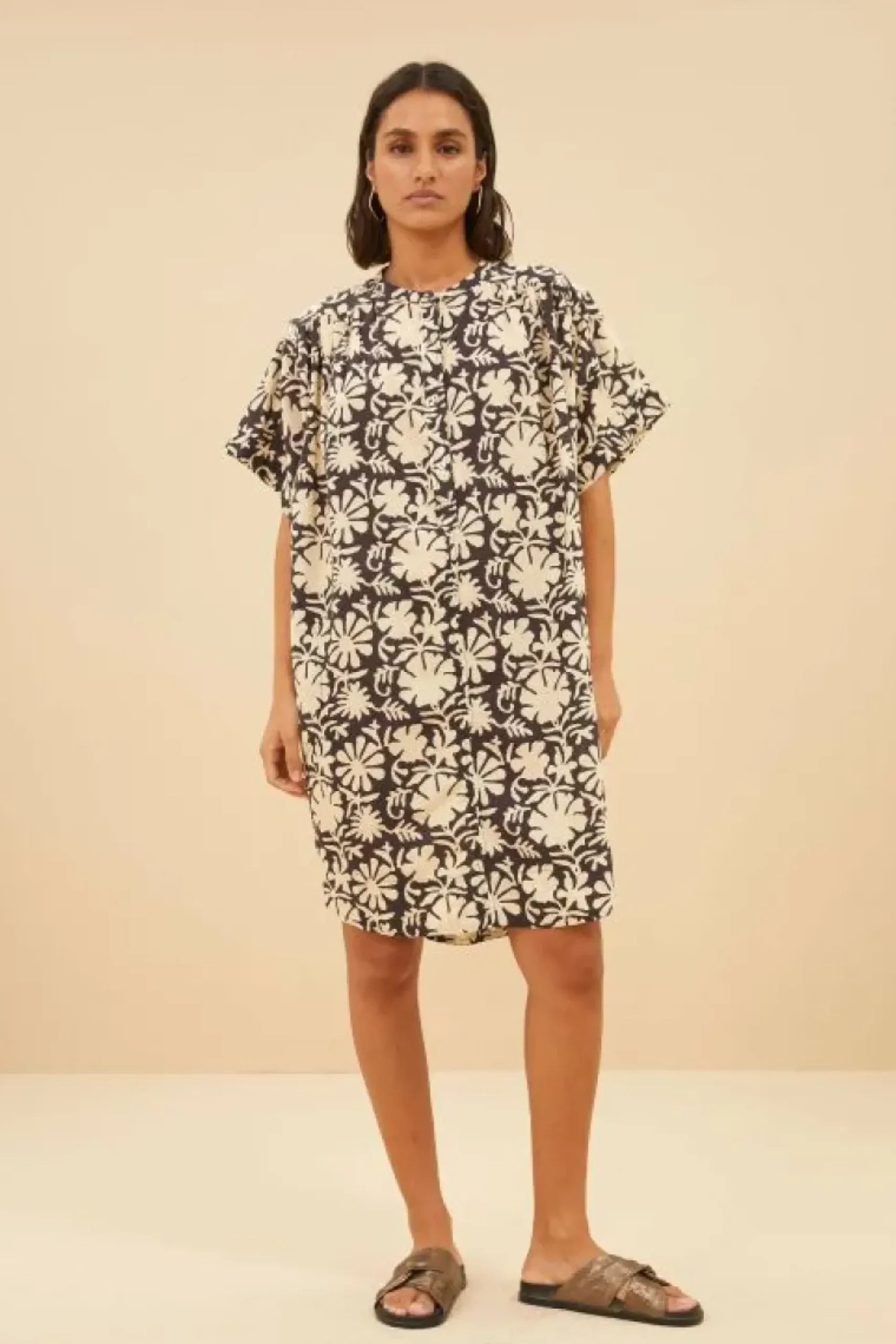 By bar Jurken*amber veda dress | veda print