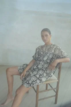 By bar Jurken*amber veda dress | veda print