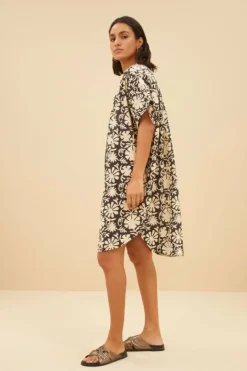 By bar Jurken*amber veda dress | veda print
