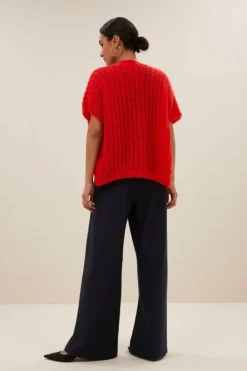 By bar Vesten*anna cardigan | lipstick