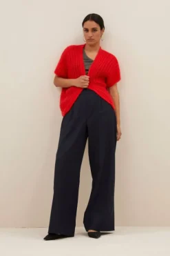 By bar Vesten*anna cardigan | lipstick