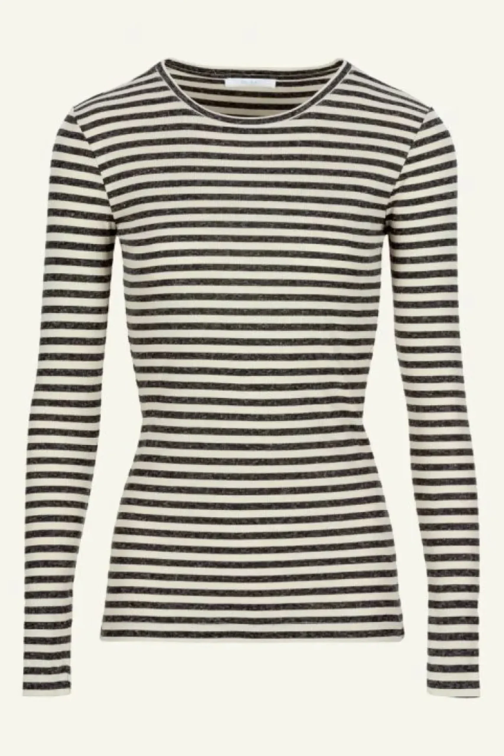 By bar Tops & Shirts*basic ls stripe top | chalk