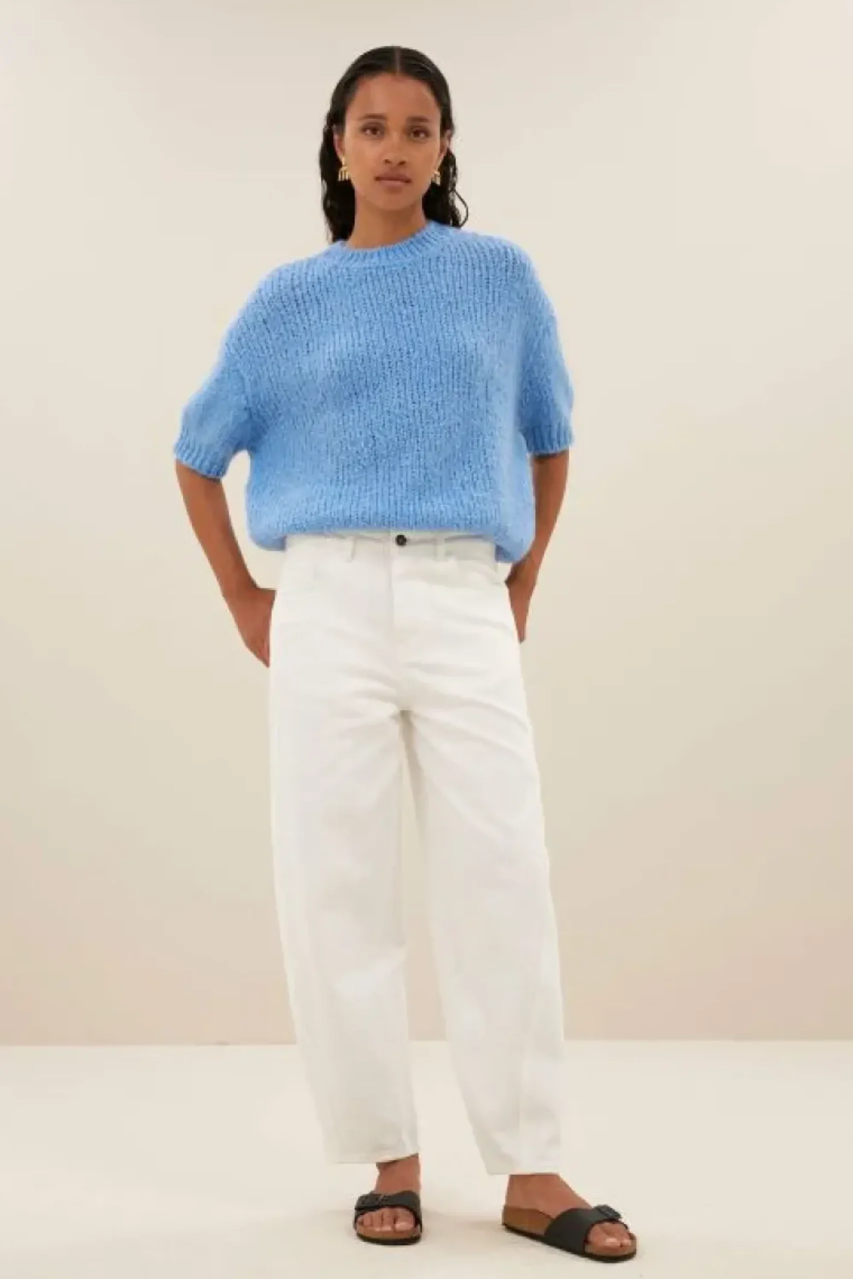 By bar Jeans|Broeken*begum white pants | white