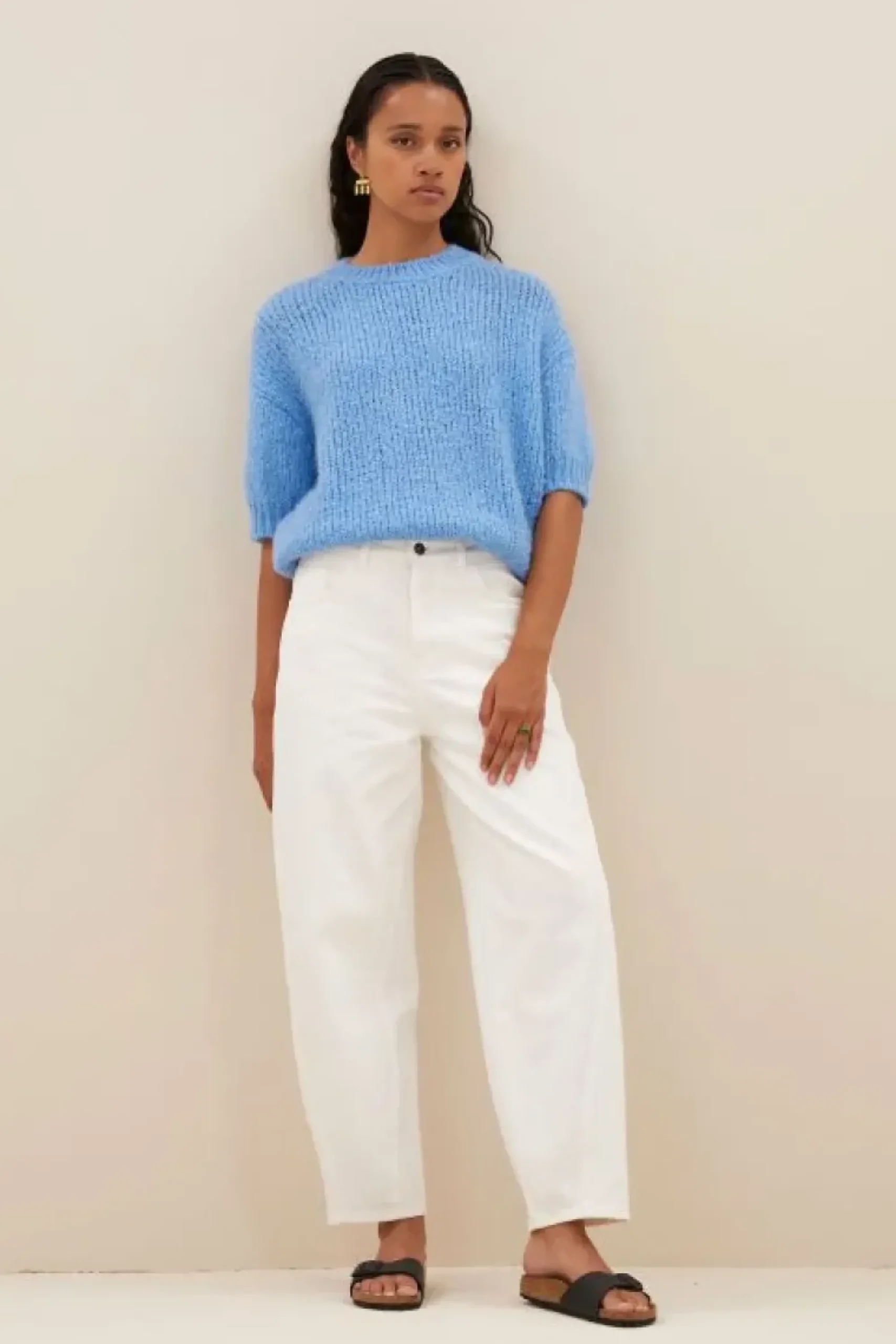 By bar Jeans|Broeken*begum white pants | white