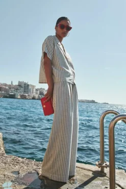 By bar Broeken*benji marine pants | marine stripe
