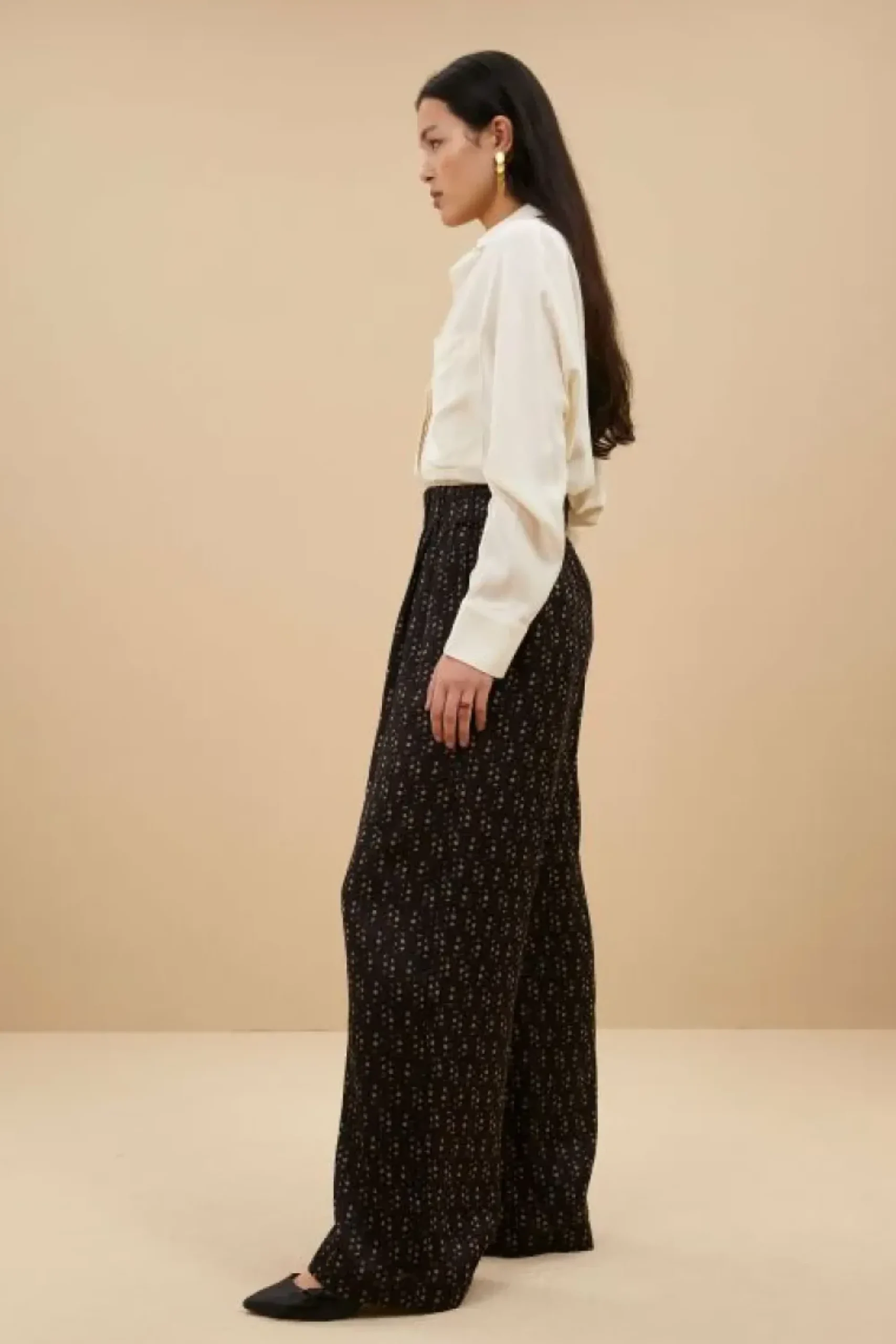 By bar Broeken*benji paisley pants | paisley dots