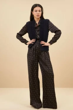 By bar Broeken*benji paisley pants | paisley dots