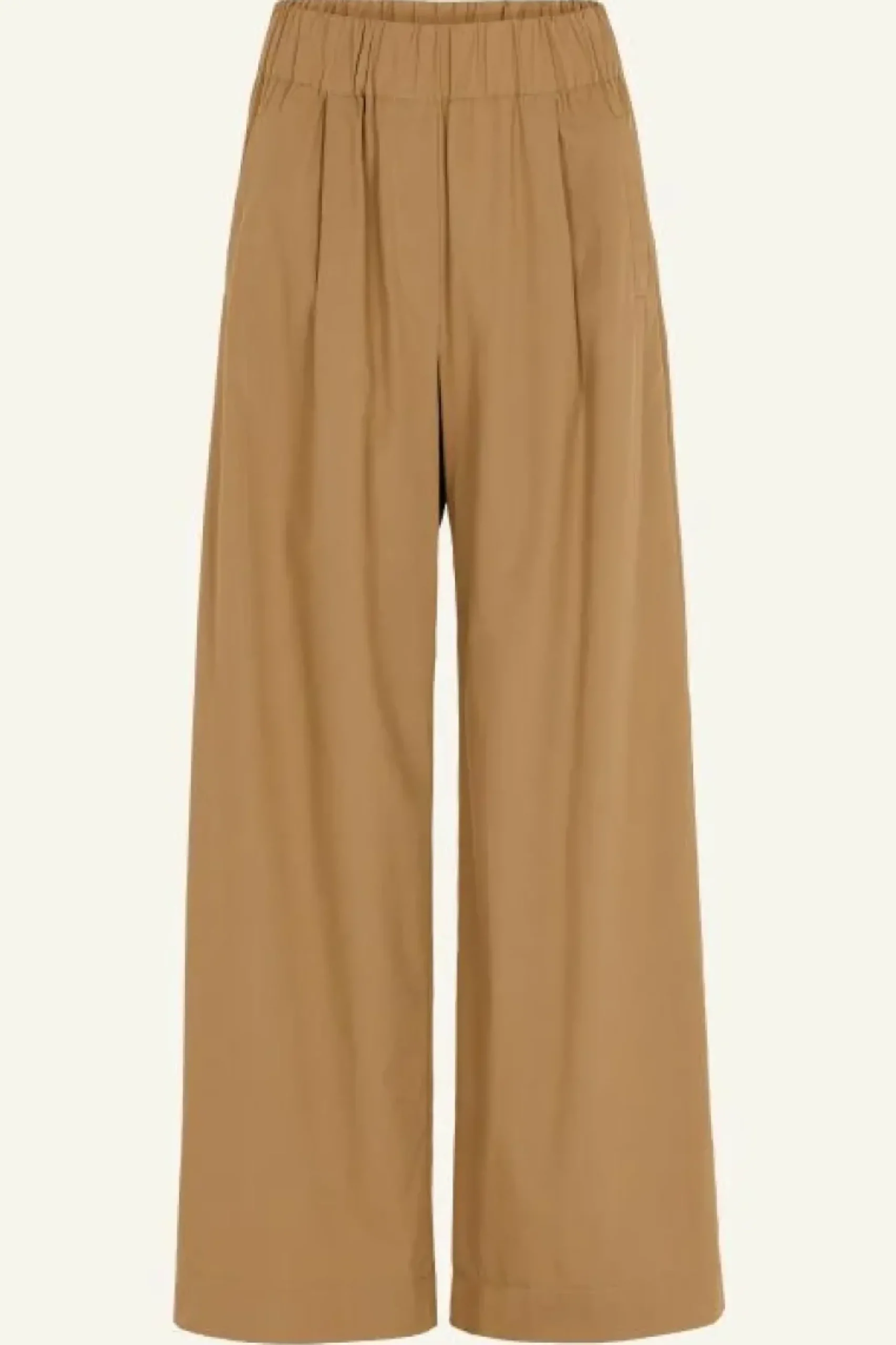 By bar Broeken*benji poplin pants | camel