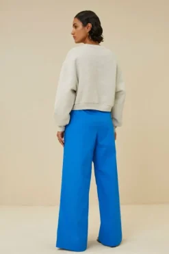 By bar Broeken*benji poplin pants | skydiver