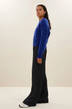 By bar Broeken*benji satin pants | midnight