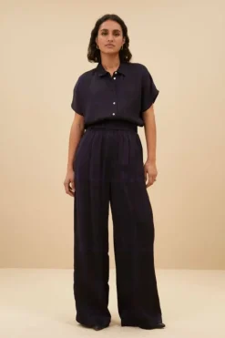 By bar Broeken*benji square pants | square print