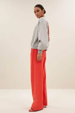 By bar Sweaters|Truien*bibi boogie nights sweater | grey melee