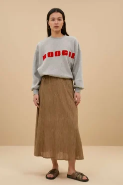 By bar Sweaters|Truien*bibi boogie sweater | grey melee