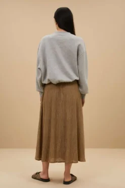 By bar Sweaters|Truien*bibi boogie sweater | grey melee