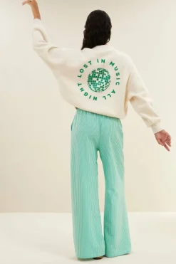 By bar Sweaters|Truien*bibi disco sweater | oyster melee