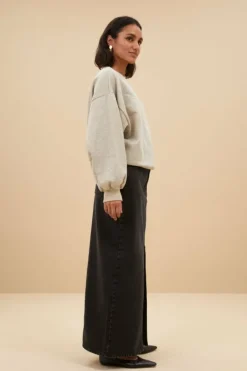 By bar Sweaters|Truien*bibi sparkle sweater | gold