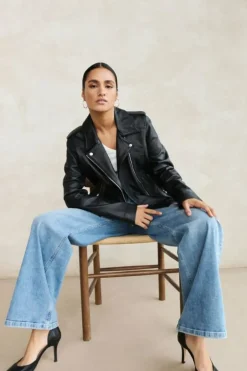 By bar Jassen*biker jacket | black