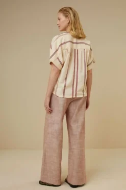 By bar Blouses*bo athia blouse | grenache