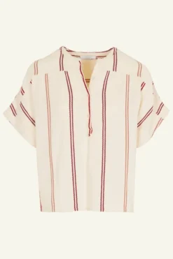 By bar Blouses*bo athia blouse | grenache