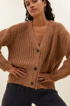 By bar Vesten*bobbi cardigan | camel