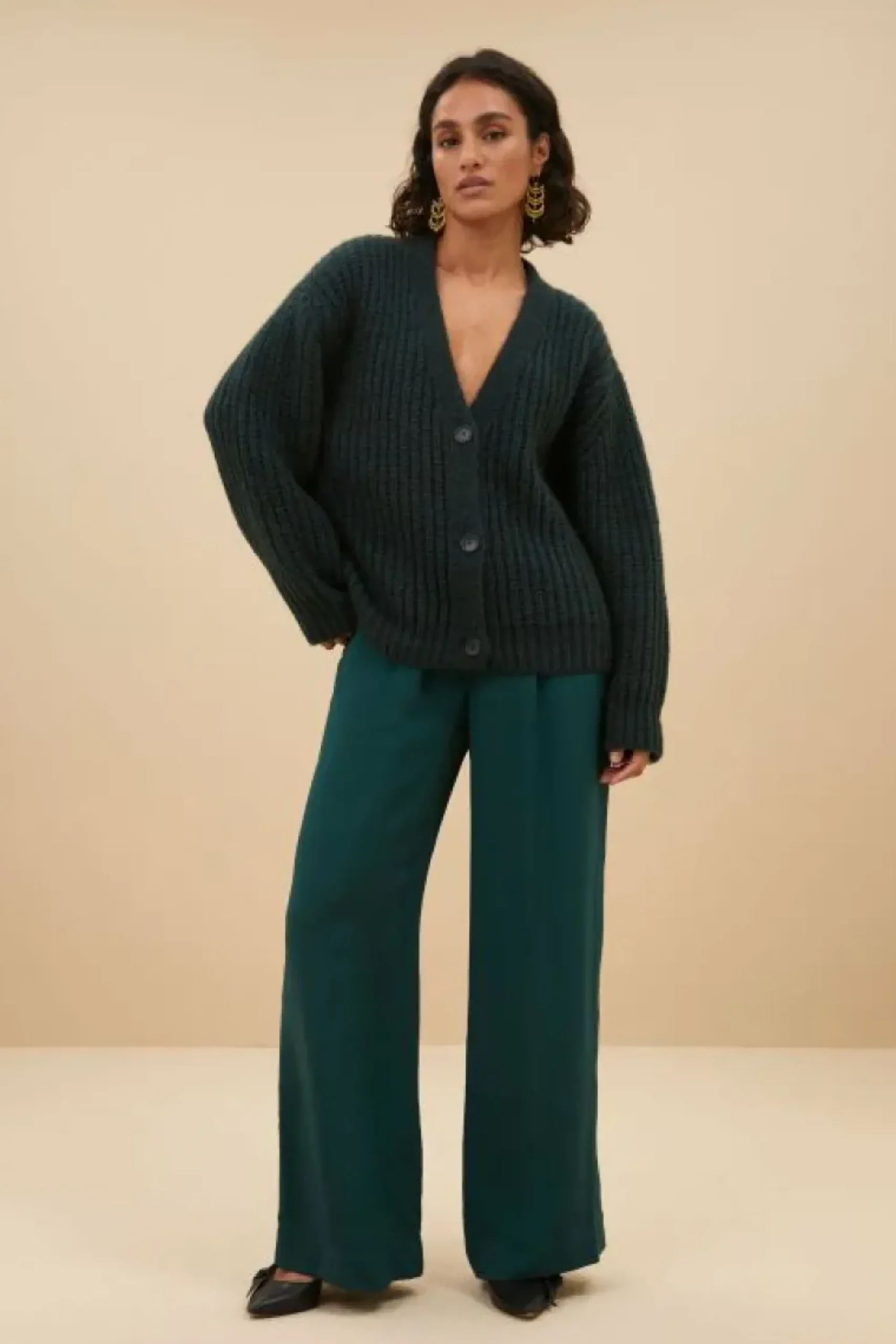 By bar Vesten*bobbi cardigan | dark green