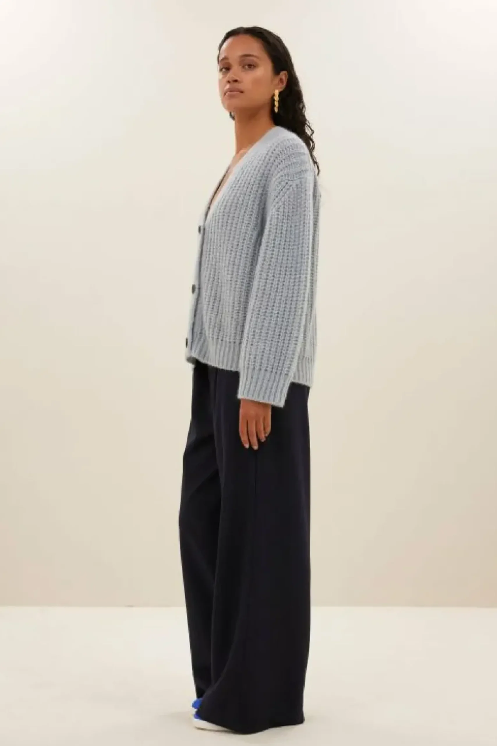 By bar Vesten*bobbi cardigan | steel blue