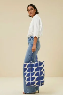 By bar Tassen*canvas bag logo M | kingsblue