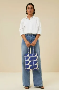 By bar Tassen*canvas bag logo S | kingsblue