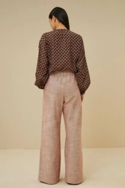 By bar Blouses*cecile leaf blouse | leaf print