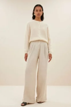 By bar Vesten*cleo natural cardigan | off white