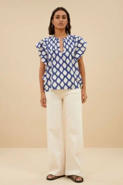 By bar Blouses*danee balu blouse | balu print