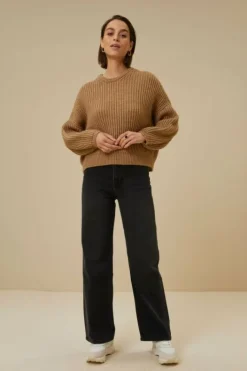 By bar Truien*desi pullover | camel