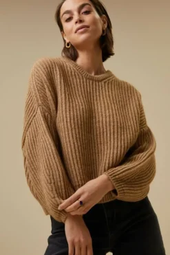 By bar Truien*desi pullover | camel