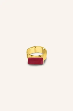 By bar Sieraden*deva ring | ruby