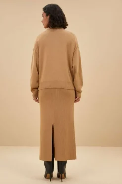 By bar Rokken*dex skirt | camel