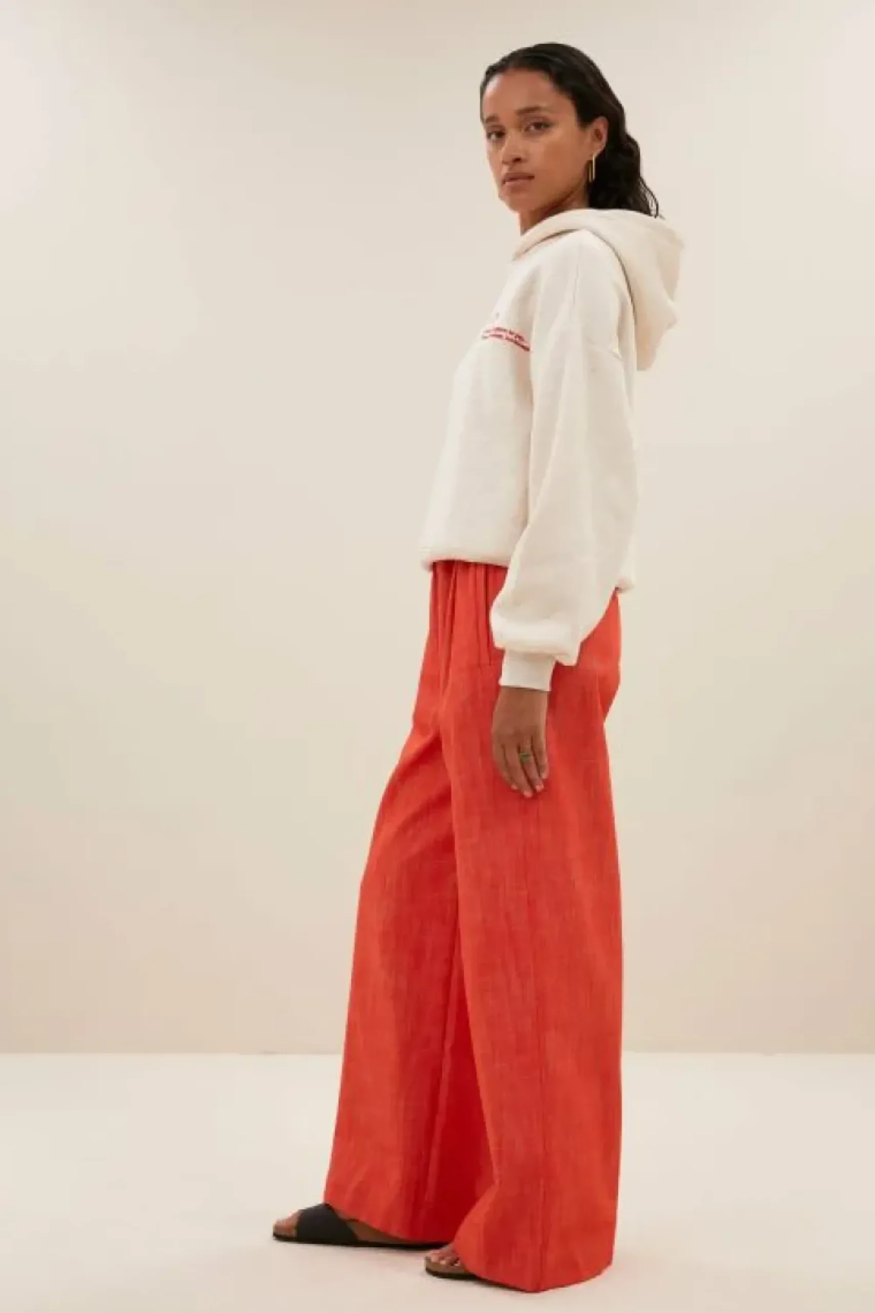 By bar Sweaters|Truien*dictionary hoodie | oyster melee