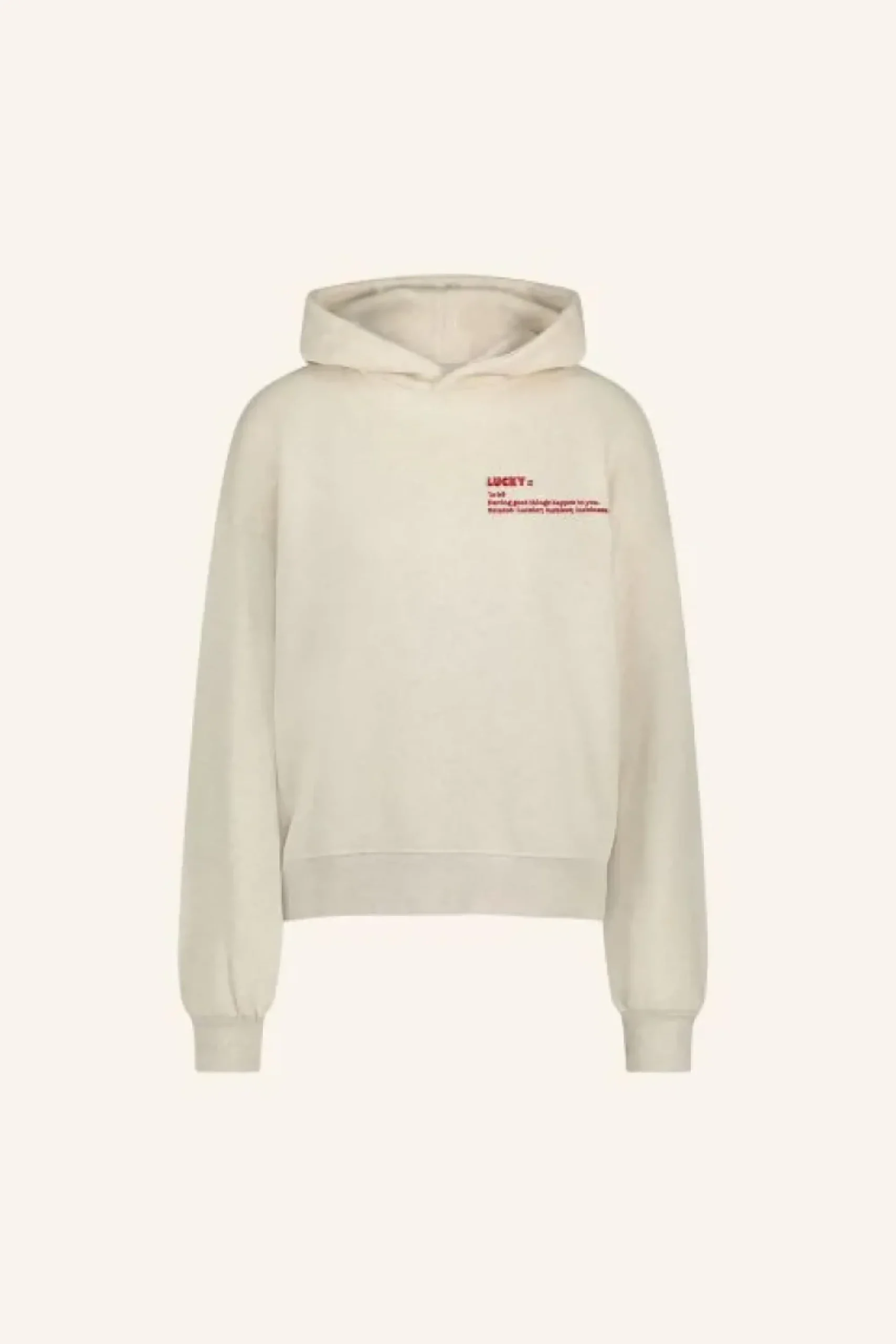 By bar Sweaters|Truien*dictionary hoodie | oyster melee