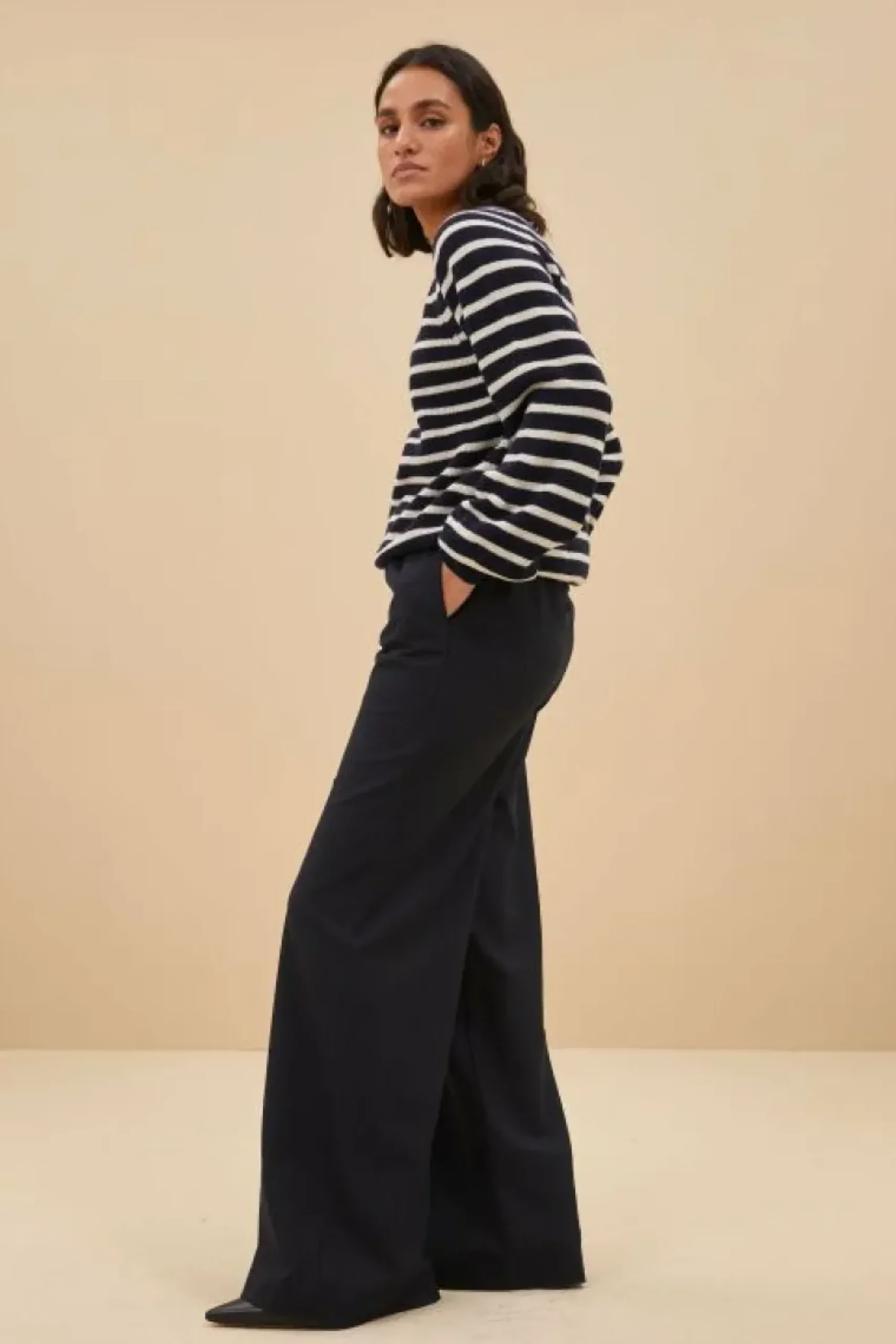 By bar Truien*duccio stripe pullover | midnight