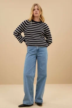 By bar Truien*duccio stripe pullover | midnight