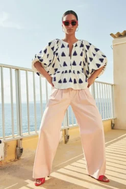 By bar Broeken*dune pants | light pink