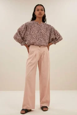 By bar Broeken*dune pants | light pink