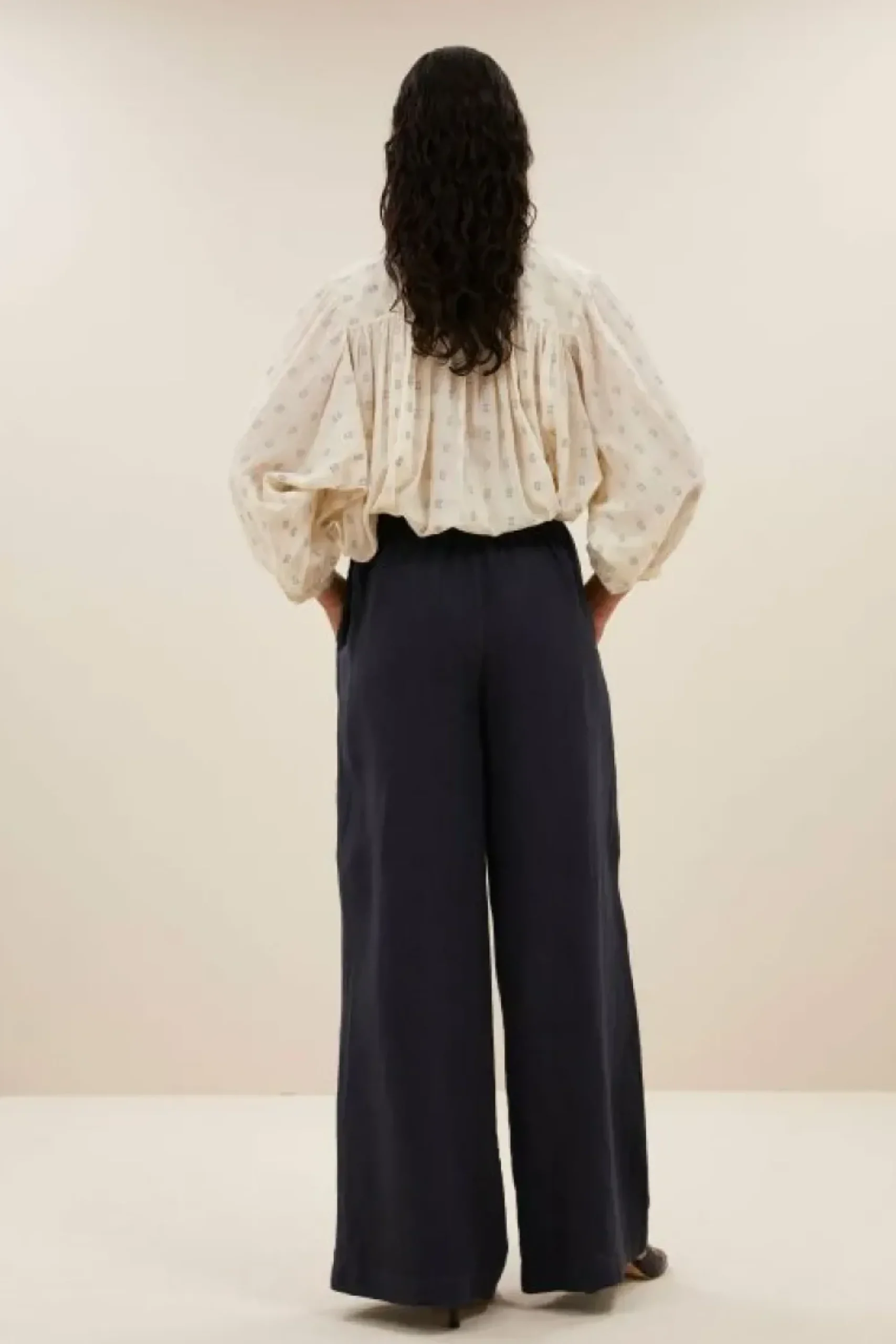 By bar Broeken*eli linen pants | midnight