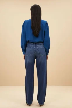 By bar Blouses*erin blouse | college navy