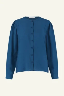 By bar Blouses*erin blouse | college navy