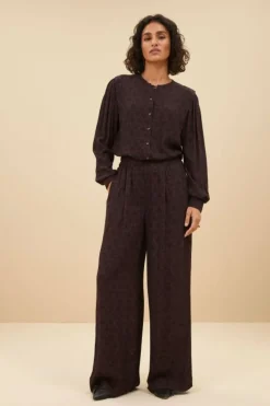 By bar Blouses*erin contiki blouse | contiki print