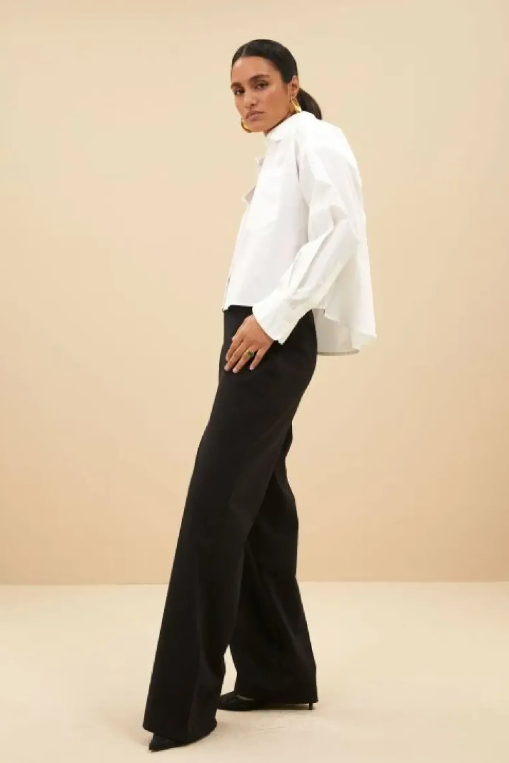 By bar Blouses*florien blouse | white