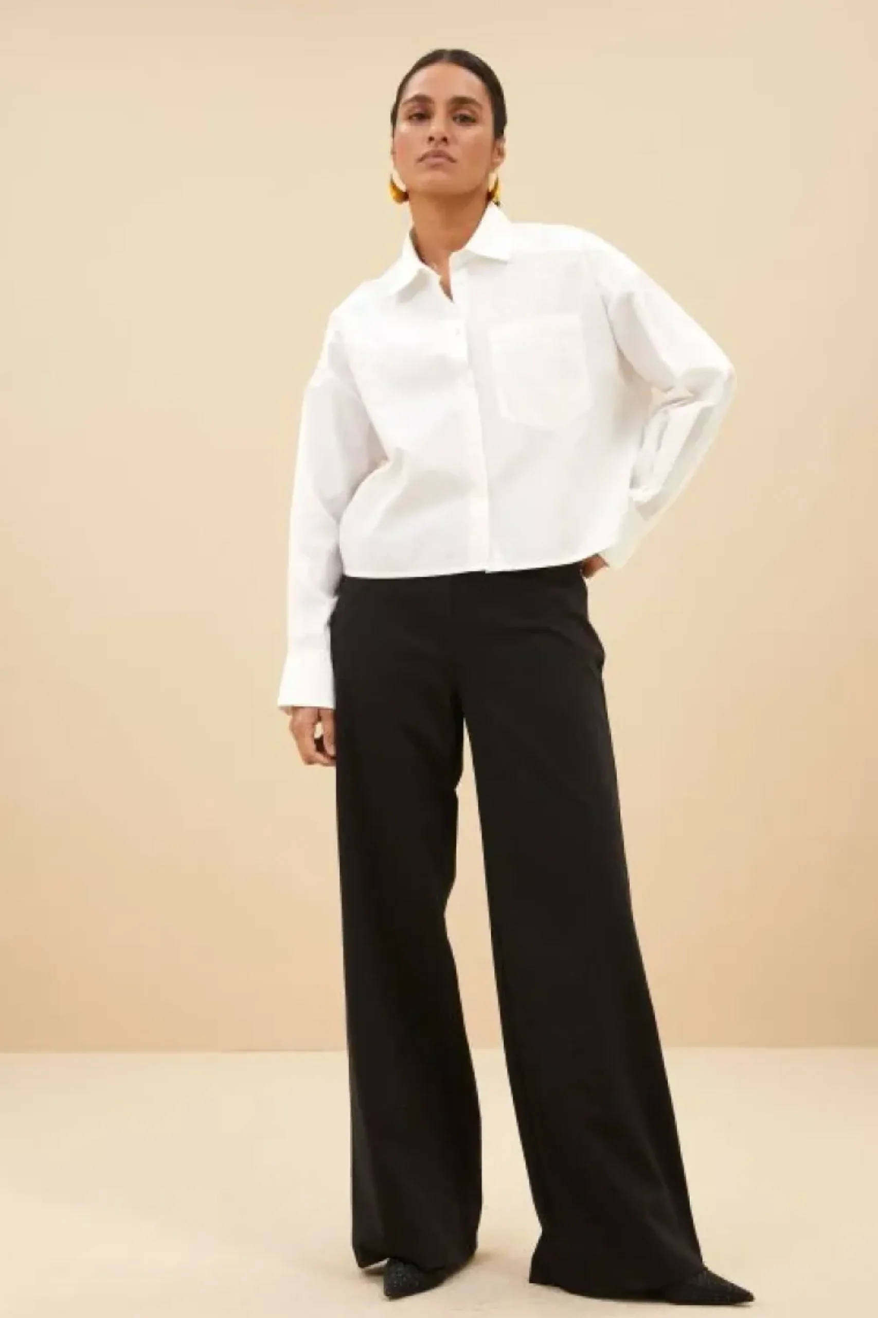 By bar Blouses*florien blouse | white