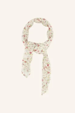 By bar Sjaals & Mutsen*flower cotton scarf | little flower print